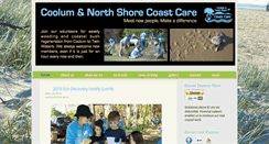 Desktop Screenshot of coolumcoastcare.org.au